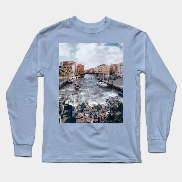 aerial of dreams Long Sleeve T-Shirt by pradhikadw